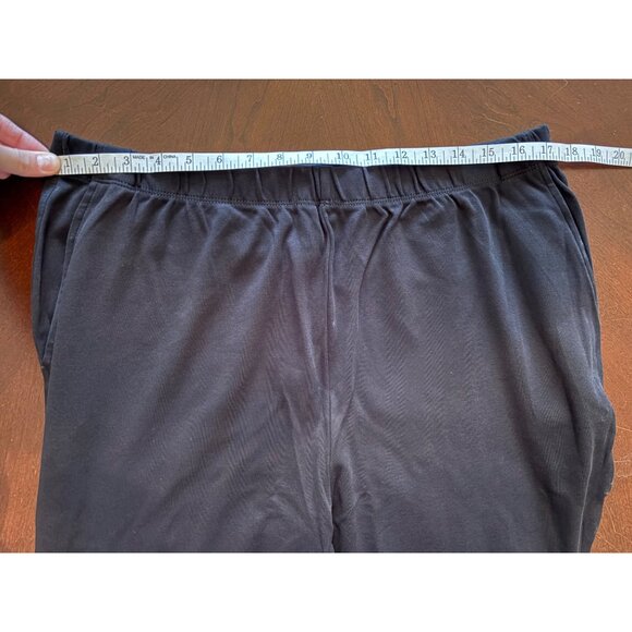 Lands End NEW Knit Sport Straight Leg Casual Pull on Pants Black Size 18/XL Tall - Picture 9 of 14